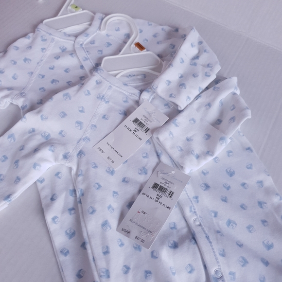 Ralph Lauren Baby 1 Piece Footies PJ Sz 3months & Newborn - Picture 2 of 10